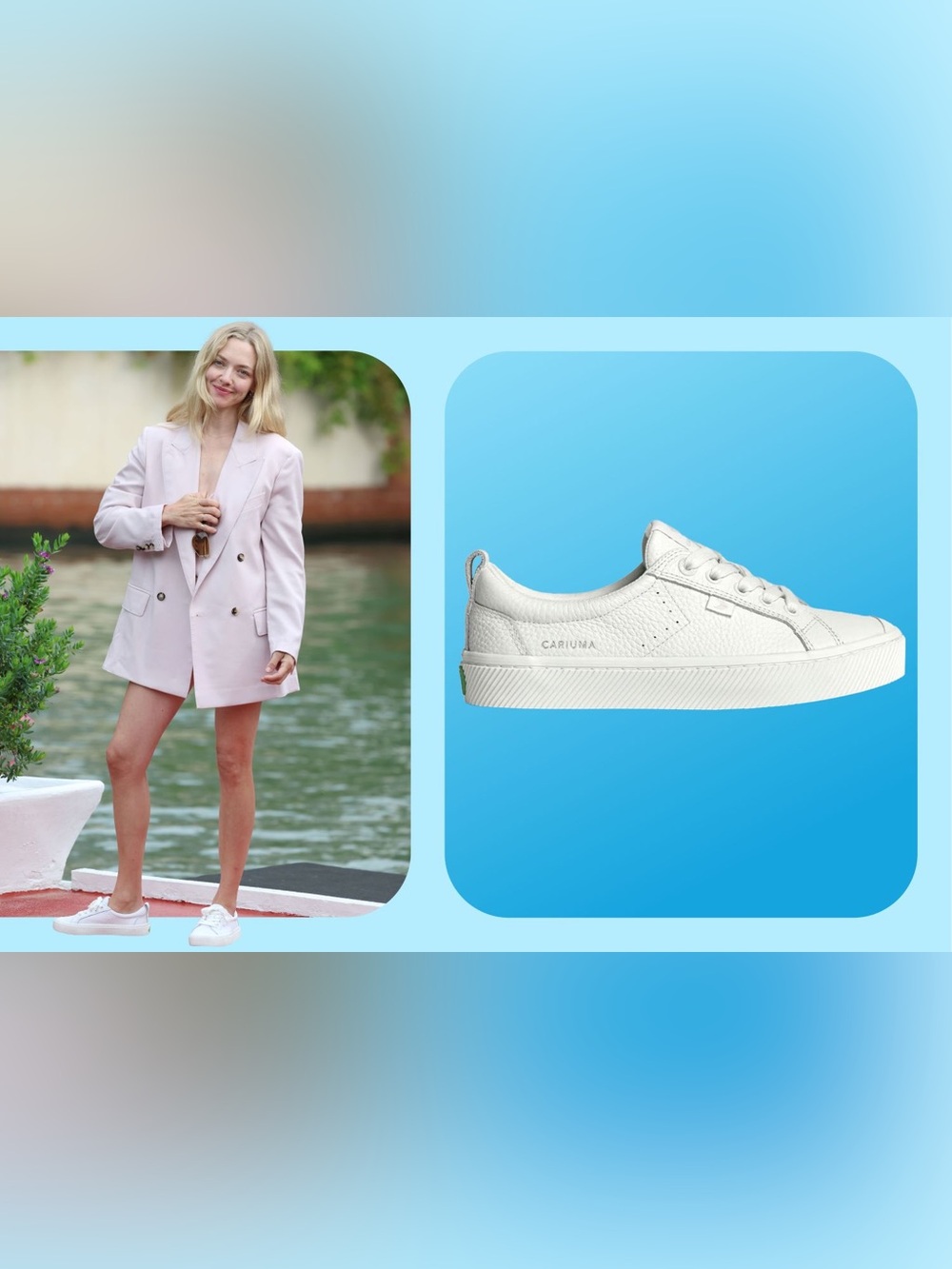 Carioma Oca Low White Premium Pebbled Leather Sneaker Sustainable Arch Support